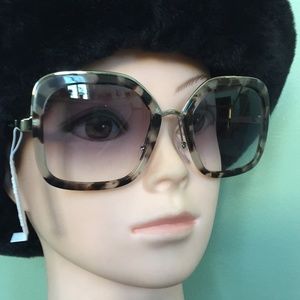 Prada Catwalk - Square Sunglasses Opal Brown - image 1